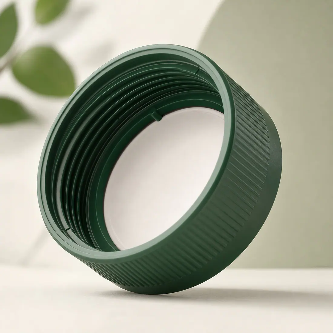 Detalle del material, la superficie y el cuerpo del envase