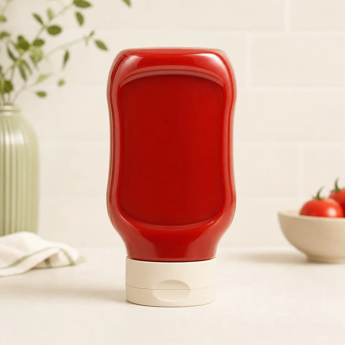 Botella flexible invertido para ketchup – producto similar