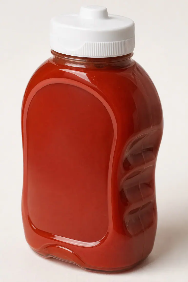 Detalle del material, la superficie y el cuerpo del envase