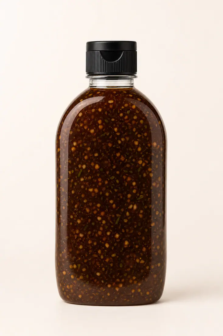Botellas para marinados – vista del producto