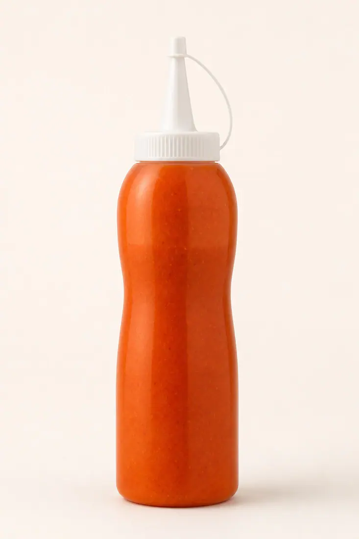 Botellas exprimibles con boquilla dosificadora – vista del producto