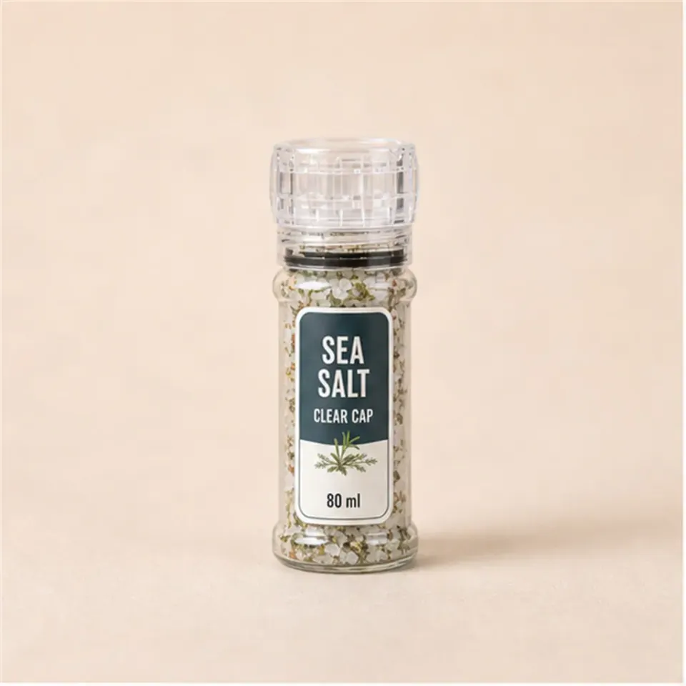 Mini-molinillo para especias, cabezal transparente, 80 ml – vista del producto